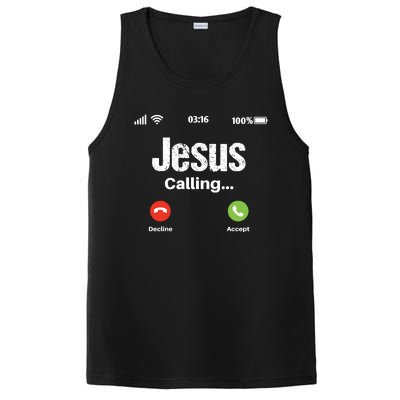 Jesus Calling John 3:16 Christian Accept Christ PosiCharge Competitor Tank