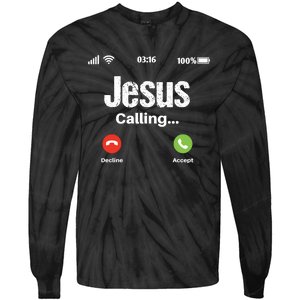 Jesus Calling John 3:16 Christian Accept Christ Tie-Dye Long Sleeve Shirt