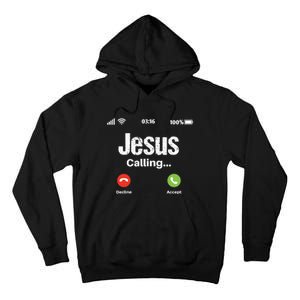 Jesus Calling John 3:16 Christian Accept Christ Tall Hoodie