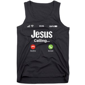 Jesus Calling John 3:16 Christian Accept Christ Tank Top