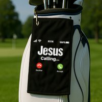 Jesus Calling John 3:16 Christian Accept Christ Golf Towel