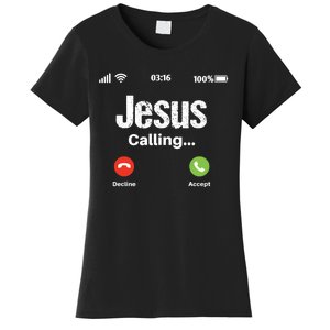 Jesus Calling John 3:16 Christian Accept Christ Women's T-Shirt