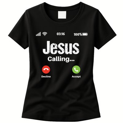 Jesus Calling John 3:16 Christian Accept Christ Womens T-Shirt