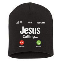 Jesus Calling John 3:16 Christian Accept Christ Short Acrylic Beanie