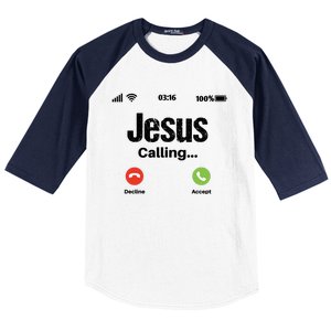 Jesus Calling John 3:16 Christian Accept Christ Baseball Sleeve Shirt