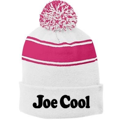 Joe Cool Stripe Pom Pom Beanie