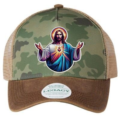 Jesus Christ Legacy Tie Dye Trucker Hat