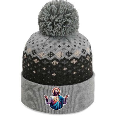 Jesus Christ The Baniff Cuffed Pom Beanie