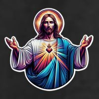 Jesus Christ 7 Panel Mesh Trucker Snapback Hat