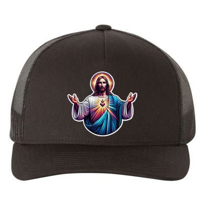 Jesus Christ Yupoong Adult 5-Panel Trucker Hat