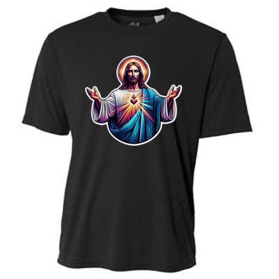 Jesus Christ Cooling Performance Crew T-Shirt