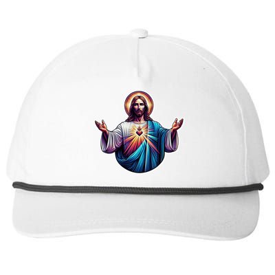 Jesus Christ Snapback Five-Panel Rope Hat