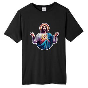 Jesus Christ Tall Fusion ChromaSoft Performance T-Shirt