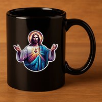 Jesus Christ 11oz C Handle Ceramic Mug