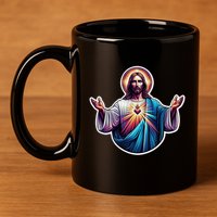 Jesus Christ 11oz C Handle Ceramic Mug