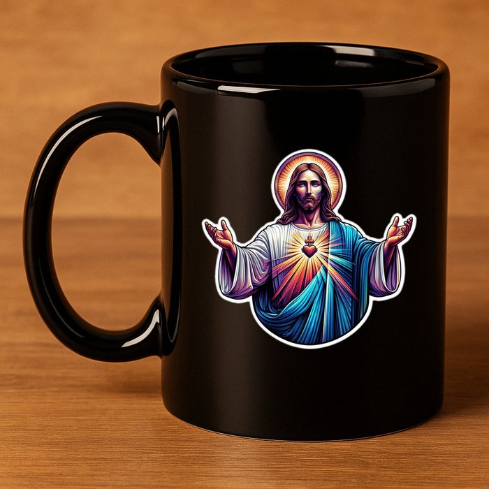 Jesus Christ 11oz C Handle Ceramic Mug