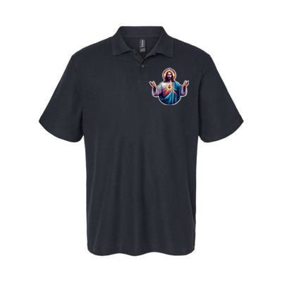 Jesus Christ Softstyle Adult Sport Polo