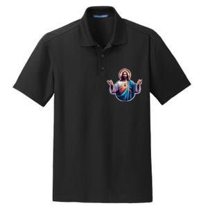 Jesus Christ Dry Zone Grid Polo