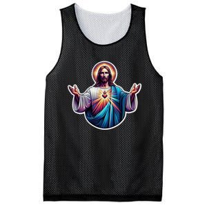 Jesus Christ Mesh Reversible Basketball Jersey Tank