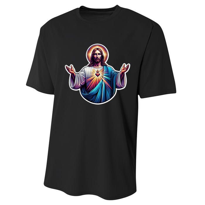 Jesus Christ Performance Sprint T-Shirt