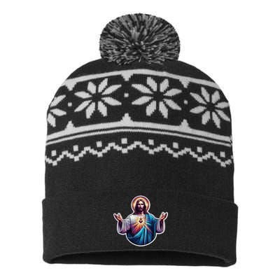 Jesus Christ USA-Made Snowflake Beanie