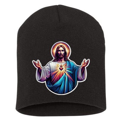 Jesus Christ Short Acrylic Beanie