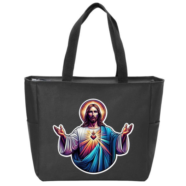 Jesus Christ Zip Tote Bag