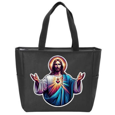 Jesus Christ Zip Tote Bag