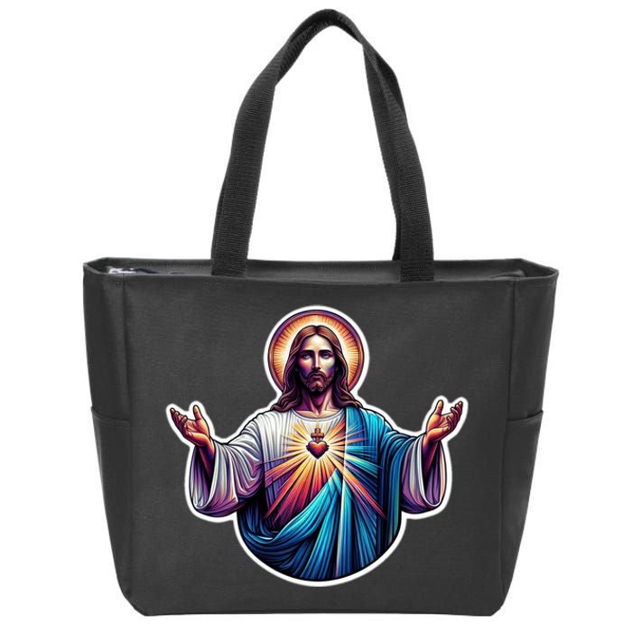 Jesus Christ Zip Tote Bag