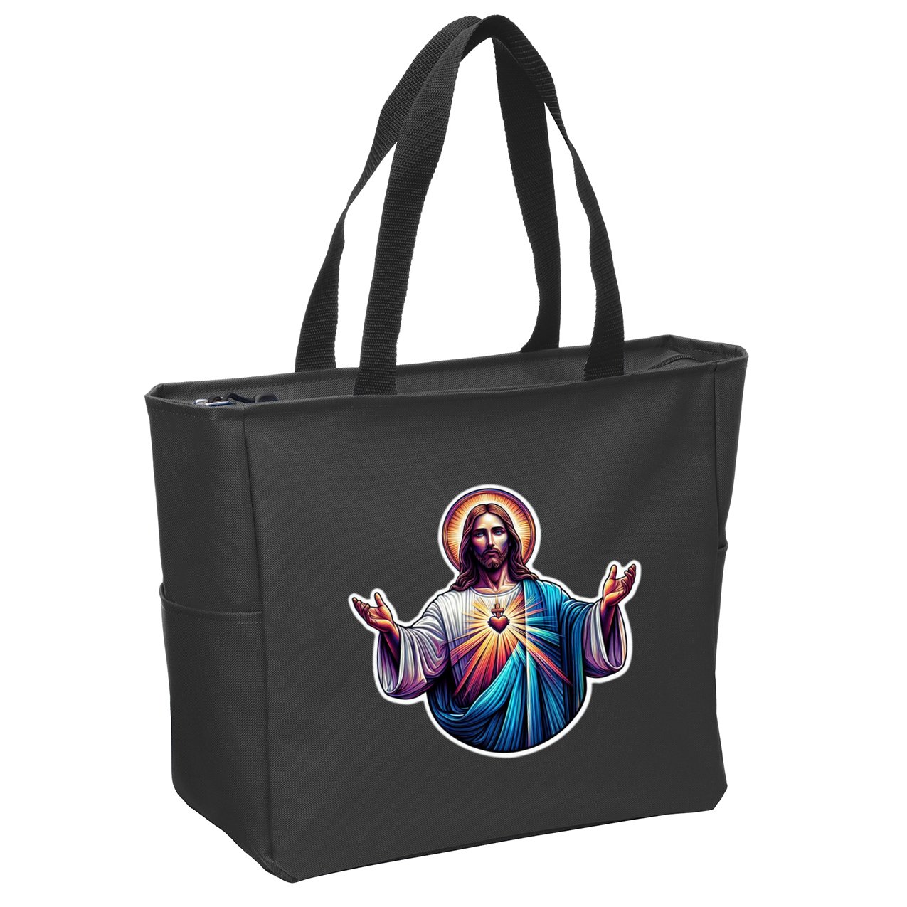 Jesus Christ Zip Tote Bag
