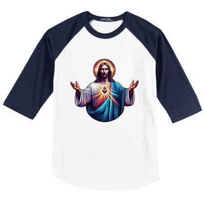 Jesus Christ Baseball Sleeve Shirt