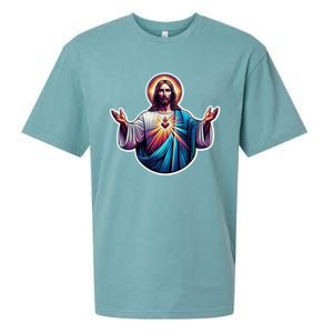 Jesus Christ Sueded Cloud Jersey T-Shirt