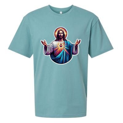 Jesus Christ Sueded Cloud Jersey T-Shirt