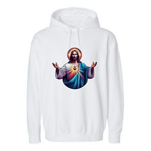 Jesus Christ Garment-Dyed Fleece Hoodie