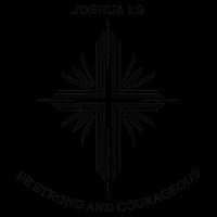 Jesus Cross Joshua 19 Inspirational Design Backpack