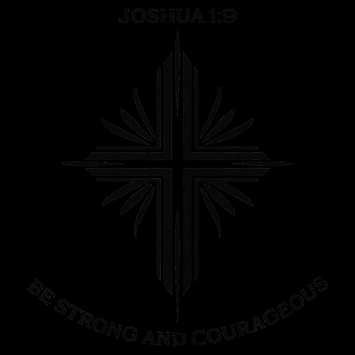 Jesus Cross Joshua 19 Inspirational Design Backpack