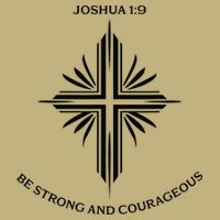 Jesus Cross Joshua 19 Inspirational Design Button