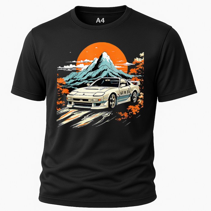Jdm Car Japanese Retro Car Racing Drifting Legends Tuning Cooling Performance Crew T-Shirt