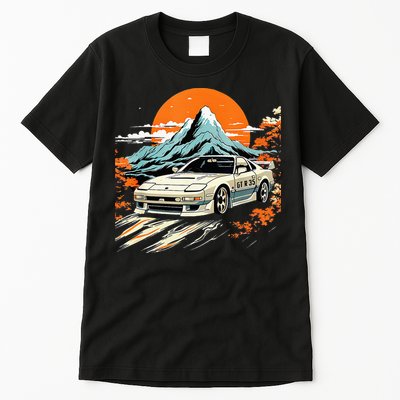 Jdm Car Japanese Retro Car Racing Drifting Legends Tuning Tall T-Shirt