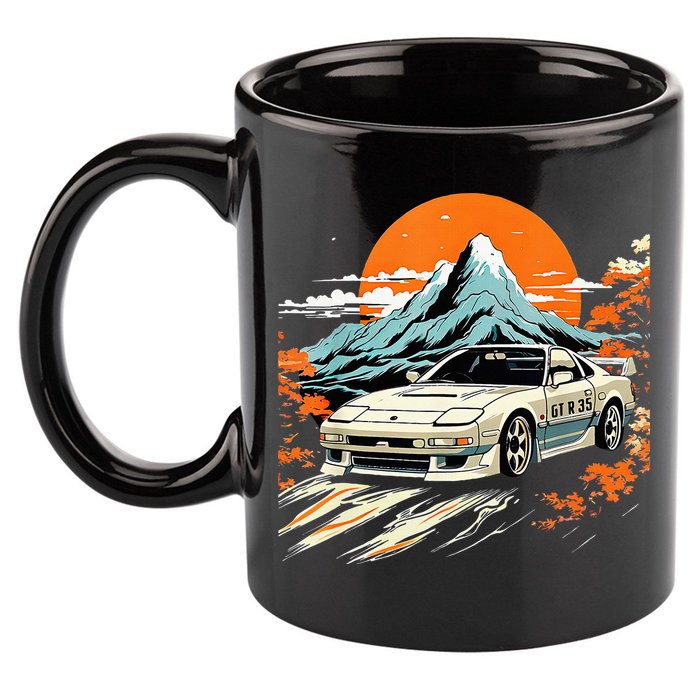 Jdm Car Japanese Retro Car Racing Drifting Legends Tuning 11oz C Handle Ceramic Mug