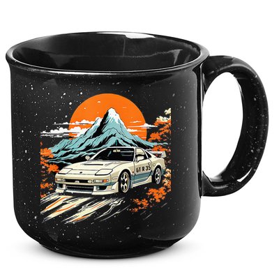 Jdm Car Japanese Retro Car Racing Drifting Legends Tuning 15oz Campfire Ceramic Mug