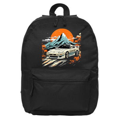 Jdm Car Japanese Retro Car Racing Drifting Legends Tuning 16 in Basic Backpack