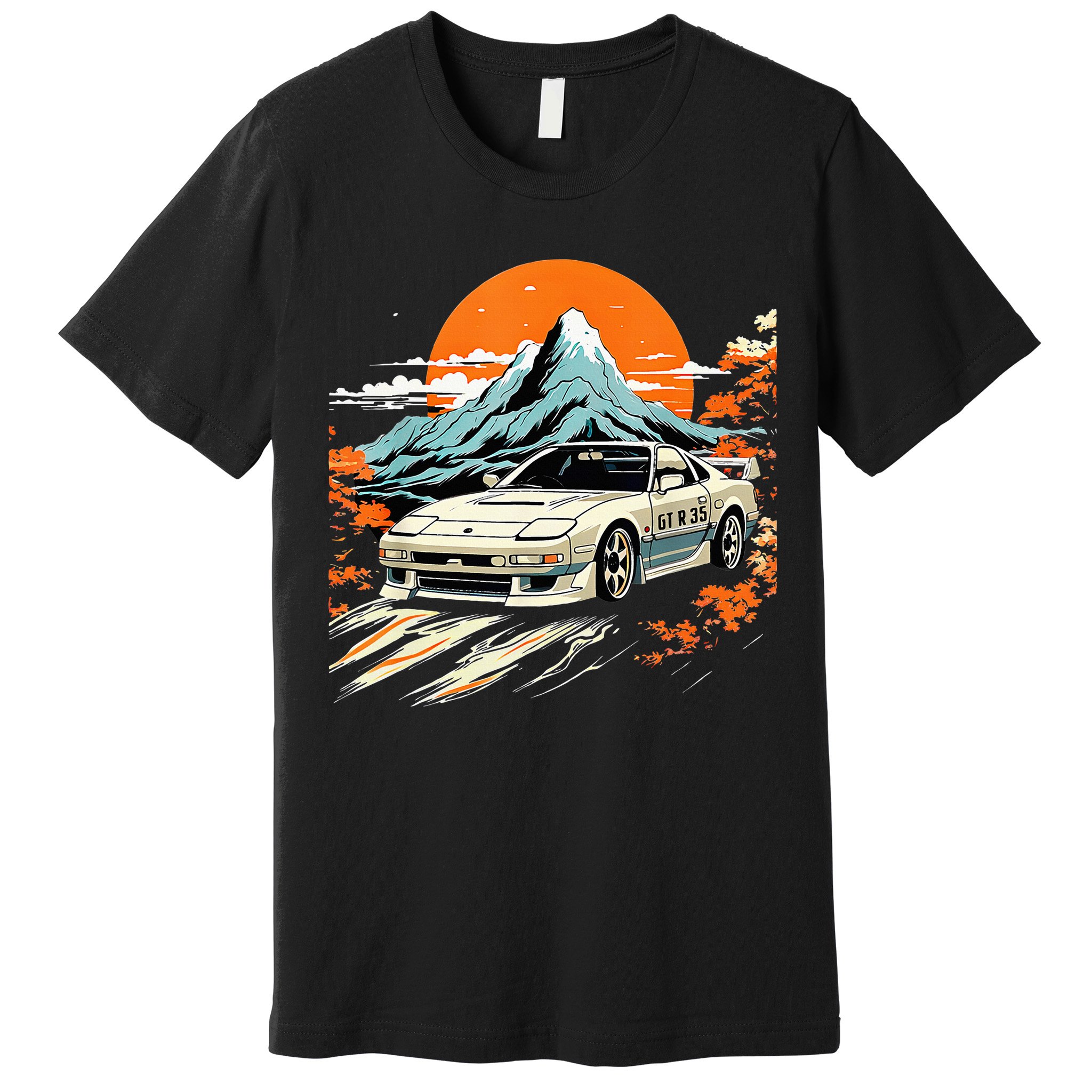 Jdm Car Japanese Retro Car Racing Drifting Legends Tuning Premium T-Shirt