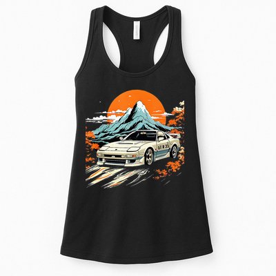 Jdm Car Japanese Retro Car Racing Drifting Legends Tuning Womens Tank Top