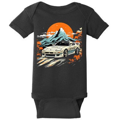 Jdm Car Japanese Retro Car Racing Drifting Legends Tuning Baby Bodysuit