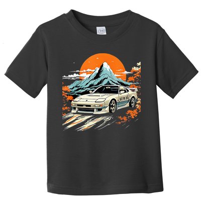 Jdm Car Japanese Retro Car Racing Drifting Legends Tuning Toddler T-Shirt