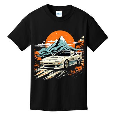 Jdm Car Japanese Retro Car Racing Drifting Legends Tuning Kids T-Shirt