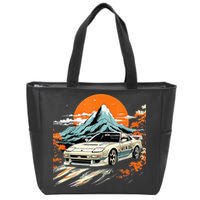Jdm Car Japanese Retro Car Racing Drifting Legends Tuning Zip Tote Bag