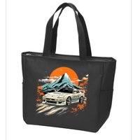Jdm Car Japanese Retro Car Racing Drifting Legends Tuning Zip Tote Bag