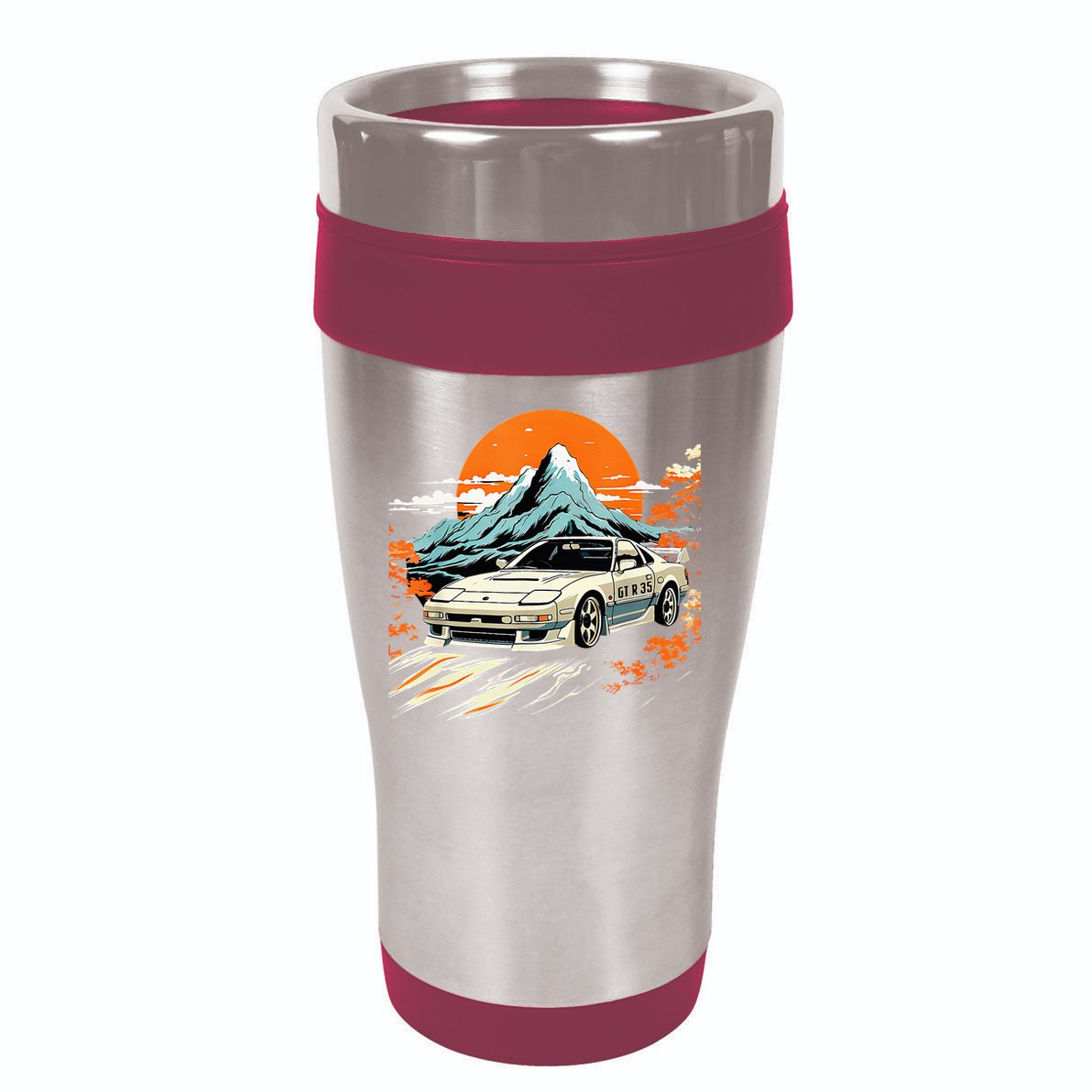 Jdm Car Japanese Retro Car Racing Drifting Legends Tuning 16oz Travel Tumbler